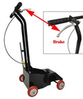 Heck Of A Multifunction Line Marking Machine That Renders Crisp Roads And Parking Lots With Zero Sweat Precision And Quick Width Tweaks For School Zones Or Garages with black metal frame and brake lever detail.