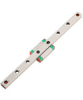 9mm Linear Rail Kit With Mini Bearing Steel Rail And Slide Block, 150mm Length Option, Rock Solid Four Point Design
