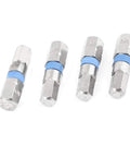 Masterful Eight Piece Magnetic Screwdriver Bit Set Featuring Straight And Offset Hex Drive Sockets Rock Solid Grip Adapts To Power Tools For Fast No Sweat Fix Ups And Garage Builds with four hex drive sockets.