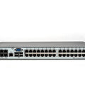 Avocent Mergepoint Unity Kvm Over Ip And Serial Console Switch With 32 Ports And 8 Digital Kvm Paths, rear view showing ports.