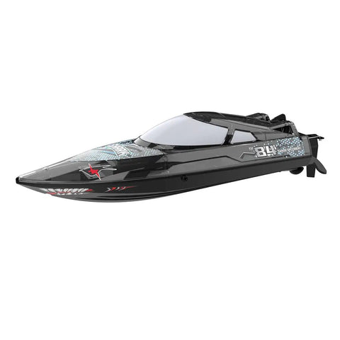 High Speed 2.4GHz RC Racing Boat for Adults With Night Navigation Lights RTR Black Edition Reaches 30kmh Electric Remote Control Boat