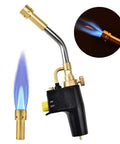 Propane Torch Head With Three Nozzles Trigger Start MAP Pro Gas Torch Push Button Igniter Welding Torch Head for MAP Pro Cylinders.