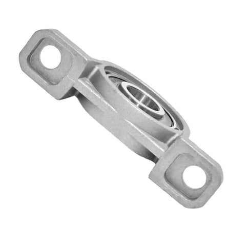 Heavy Duty Ball Bearing Pillow Block Support High Load Capacity 8 10 12 16 17mm Sizes For Machinery Or DIY Builds Four Pack Strength Mounted Here Handles Work With No Sweat Plus Self Aligning Design And Friction Reduced Inserts. cast iron bearing housing with self aligning insert