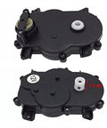 RS280 12V Steering Gearbox With Motor For Kids Ride On Cars Replacement Parts, black gearbox and motor with 12V marking