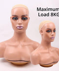 Heavy Duty 360 Degree Motorized Rotating Display Stand Turntable For Mannequin Heads And Wigs, showcasing maximum load of 8kg.