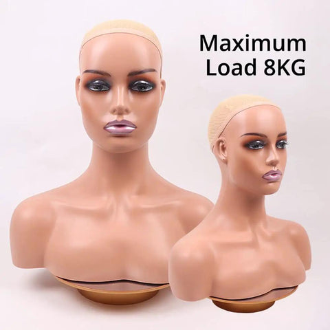 Heavy Duty 360 Degree Motorized Rotating Display Stand Turntable For Mannequin Heads And Wigs, showcasing maximum load of 8kg.