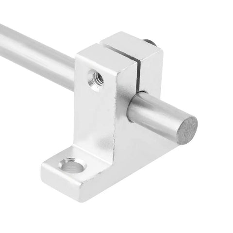 8mm By 400mm CNC Linear Rail Shaft Rod And SC8UU Bearing Block Set with 21mm Sliding Block Height for woodworking machinery.