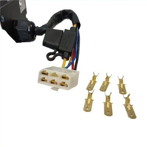 Top Notch 48V To 12V Isolation DC Converter Power Buck Regulator with connector and gold terminals for electric vehicles.