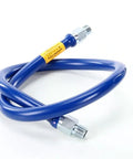 1650BP48 1/2 Inch By 48 Inch Gas Hose OEM Replacement Connector for Appliances, flexible blue gas line with fittings