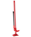 Red jack from Six Piece RC Plastic Decoration Tool Set For One To Ten Scale Crawlers 4WD D90 D110 SCX10 Wraith Includes Gas Can Winch Jack Shovel Axe Pry Bar Red Built To Look Dope