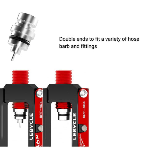 Hydraulic Disc Brake Hose Cutter And Needle Barb Driver Tool For Bikes, Includes 2 Spare Blades And Pushing Needles