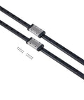 Heavy Duty 650mm Linear Rail Guide Set With Carriage Blocks For 3D Printers And CNC Machines Two Pack Black Finish Rails And Sliding Carriages