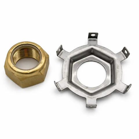 Pro Grade Propeller Nut Tab Locking Washer Kit For Alpha Bravo Propellers Fits Mercury Mariner 75 To 125 HP brass and steel parts