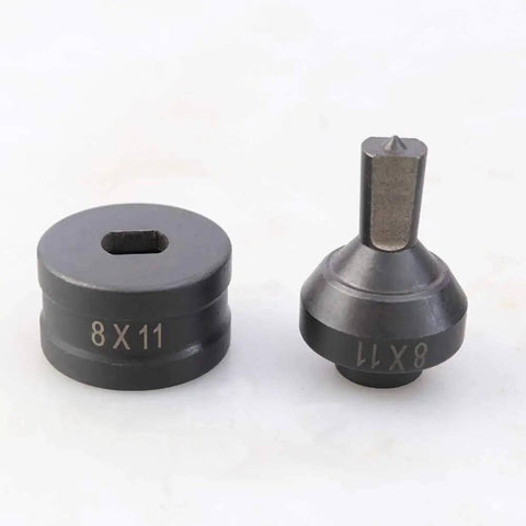 Hydraulic Slotted Die Set For CH60 Punching Machine Includes A Wide Range Of Die Sizes From 5.5x20mm To 14.5x22mm close-up