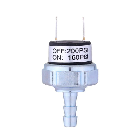 160-200 PSI Air Compressor Pressure Switch Kit 2 Pack for Air Ride Systems, Dual Voltage 120V/240V AC or 12V/24V DC