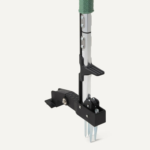 Stand Up Weed Puller With Four Claw Design For Easy Root Extraction In Garden And Backyard Lightweight Aluminum Handle
