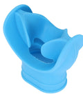 Blue Silicone Mouthpiece For Snorkel And Regulator Replacement, Universal Comfort Bite, Soft Food Grade Silicone, Reduces Jaw Fatigue