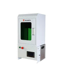 Next Level Automatic Label Marking Machine Featuring Computer Controlled Operation No Sweat Card Processing Dope Precision Tech And Solid Industrial Reliability, white casing with control panel.