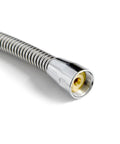 Stainless Steel Flexible Hose For Commercial Kitchen Sink Faucets 38 Inch SUS304 Grade Chrome Finish Anti Corrosion Replacement