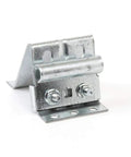 Adjustable Garage Door Roller Bracket Replacement Made In USA Galvanized Steel For Top Inside Corners Fits 2 In Or 3 In Roller 3-1/2 In By 2-1/2 In Built Tough Residential Door Hardware