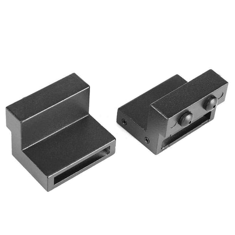 Heavy Duty Barn Door Stopper With Adjustable Floor Track Roller, Wall Mounted, Rubber Covered Damping For Quiet Operation.