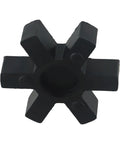 Heavy Duty Rubber Spider Insert For L Jaw Couplings L-150 3.7 Inch Urethane Hub Buffer, black 6-lobe