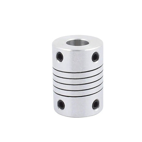 8Mm To 6.35Mm Shaft Coupling With 25Mm Length And 18Mm Diameter Aluminum Alloy Stepper Motor Coupler For 3D Printers CNC Machines DIY Encoders