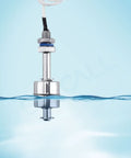 4 Inch Stainless Steel Tank Water Level Float Switch 110 Volt Sensor With 12 Inch Wire Lead Built Tough For Home And Jobsite Fast Accurate Level Readings Easy To Install. Stainless float switch half-submerged in tank water