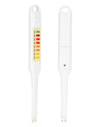Dual view of Handheld Salt Concentration Tester Pen With LED Display For Liquid Foods Like Soup And Kitchen Use Quick Accurate Salinity Meter For Home Cooks And Food Pros