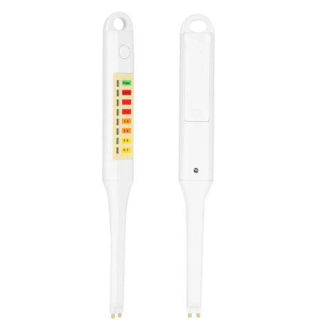 Dual view of Handheld Salt Concentration Tester Pen With LED Display For Liquid Foods Like Soup And Kitchen Use Quick Accurate Salinity Meter For Home Cooks And Food Pros