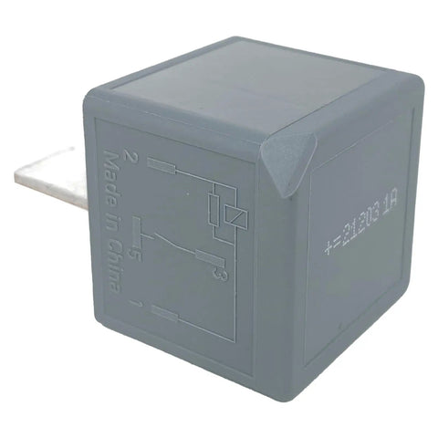 2-Pack 70A 12V DC Relay for Heavy Duty Cooling Fans and Electrical Systems, 4-Pin SPST Replacement, side view.