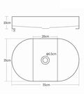 USZWBY Bathroom Vessel Sink Stainless Steel Bathroom Vanity Sink Black Matt Vessel Sink 21.6"X13.7" Above Counter Dimensions