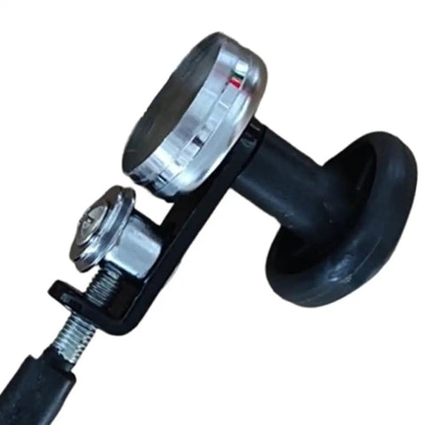 Portable Manual Can And Bottle Sealing Tool Easy To Use Handheld Aluminum Sealing Machine Locks In Freshness For Bevs Snacks Coffee And Tea At Home Or On The Go side view.