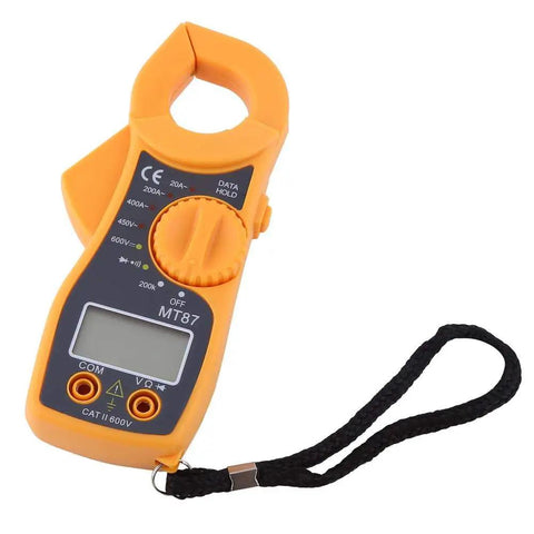 Pro Grade Digital Clamp Meter All In One Multimeter For Auto And Home Use With AC DC Voltage Current Ohms And Amp Testing