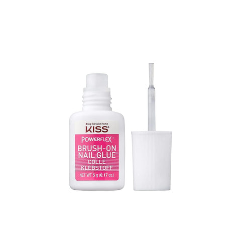 Brush On Nail Glue For Press On Nails 5G bottle and applicator, fast drying, strong hold bond for repairs, tips and wraps
