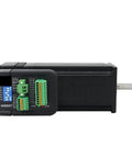 Closed Loop Stepper Servo Driver Motor With 1500 RPM And 1000 Line Encoder For CNC Machine Kits, front view showcasing connections.
