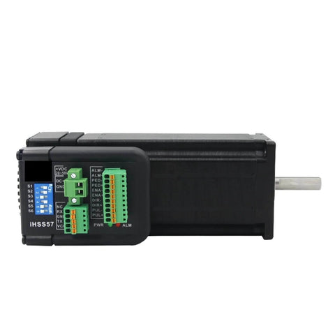 Closed Loop Stepper Servo Driver Motor With 1500 RPM And 1000 Line Encoder For CNC Machine Kits, front view showcasing connections.