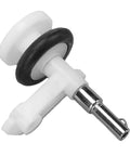 Universal Bobbin Winder Assembly For Sewing Machines Replacement Part KA0555000 Spindle Roller, white plastic with metal shaft