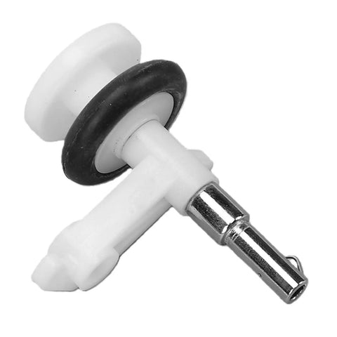 Universal Bobbin Winder Assembly For Sewing Machines Replacement Part KA0555000 Spindle Roller, white plastic with metal shaft