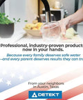 Hand holding a glass under a faucet demonstrating Top Notch Drinking Water Test Kit No Sweat Diy Snap Checks Lead Bacteria Mold Ph Near Lab Accuracy.