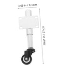 Heavy Duty Sliding Gate Rollers Loaded With Spring Shock Absorption And Height Adjustments For Iron And Retractable Gates, 10.61 in long.