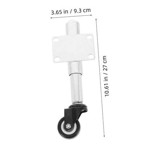 Heavy Duty Sliding Gate Rollers Loaded With Spring Shock Absorption And Height Adjustments For Iron And Retractable Gates, 10.61 in long.