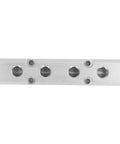Heavy Duty Aluminum Air Manifold Block Coupler Quick Connect For Industrial Factories And Auto Shops High Pressure Resistance Up To 0.9 MPa Leak Free Installation SY30 02 4F