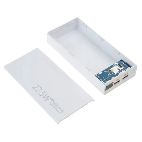 Heavy Duty 22.5W Fast Charging Battery Case For Smartphones And Tablets Built Tough With Smart Temp Control, open view showing interior and lid.