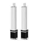 Badass Linear Actuator With Dead Nuts Accurate Stepper Motor Controller, metal design, compact size for industrial builds.