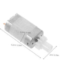 High Torque Nail Drill Motor Replacement For Electric Manicure File, 7.4V DC Low Noise Handheld, Stable Operation, Quick Material Removal, Built For Nail Techs And DIY Nail Pros., silver 5.2cm motor with 2cm gear