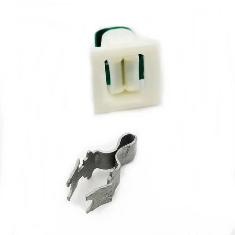 Upgrade Your Kitchen With This Solid Door Catch Strike Latch Kit For Frigidaire And Kenmore Models AP2137890 PS455020 showing plastic and metal parts.