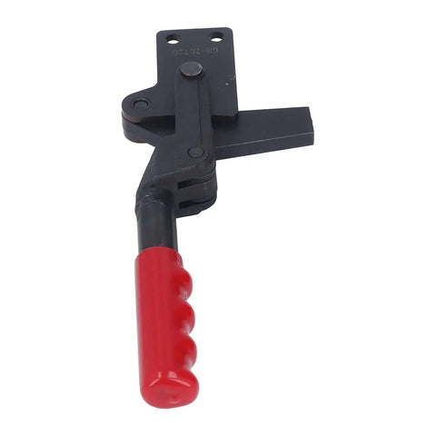 Beefy Heavy Duty Vertical Toggle Clamp 700kg Capacity, carbon steel, with red ergonomic handle for automotive and industrial use