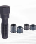 Beefed Up Thread Repair Kit With Reamer And Tap For Damaged Threads, Four Steel Inserts For Reliable Long Lasting Restoration