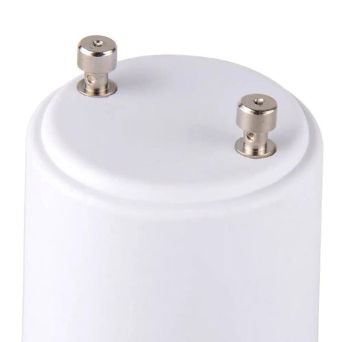 Close-up of GU24 To E26 E27 Adapter For LED Bulbs Converts Your Pin Base Fixture To A Standard Screw-In Lamp Socket Easy Install